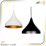 چراغ-آویز-کاسه-ای-تزیینی-کد-111-مشکی