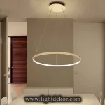 لوستر مدرن دایره تک حلقه