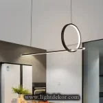 لوستر مدرن خط دایره لایت دکور