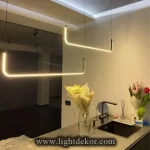 لوستر مدرن خطی لایت دکور 2