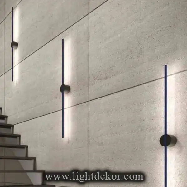 khati-divari لوستر مدرن خطی دیواری لایت دکور