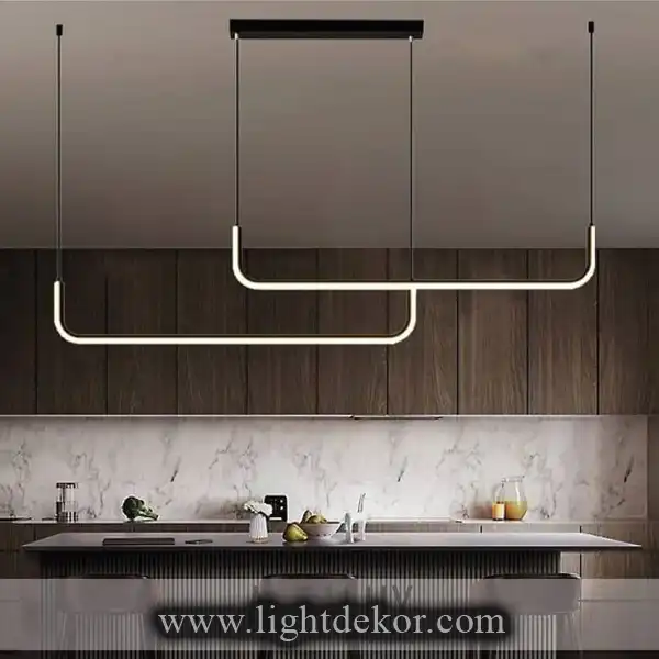 khati2 لوستر مدرن خطی لایت دکور