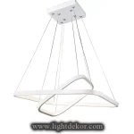 لوستر مدرن مربع 2 حلقه - Image 2