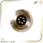 چراغ-استخری-روکار-استیل-گرد-12-وات-لدمان