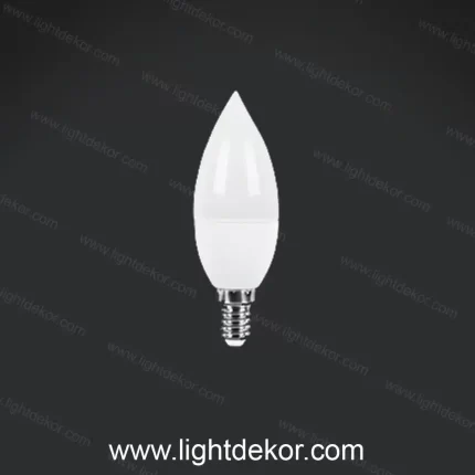 لامپ شمعی ۶وات مات E14 LED