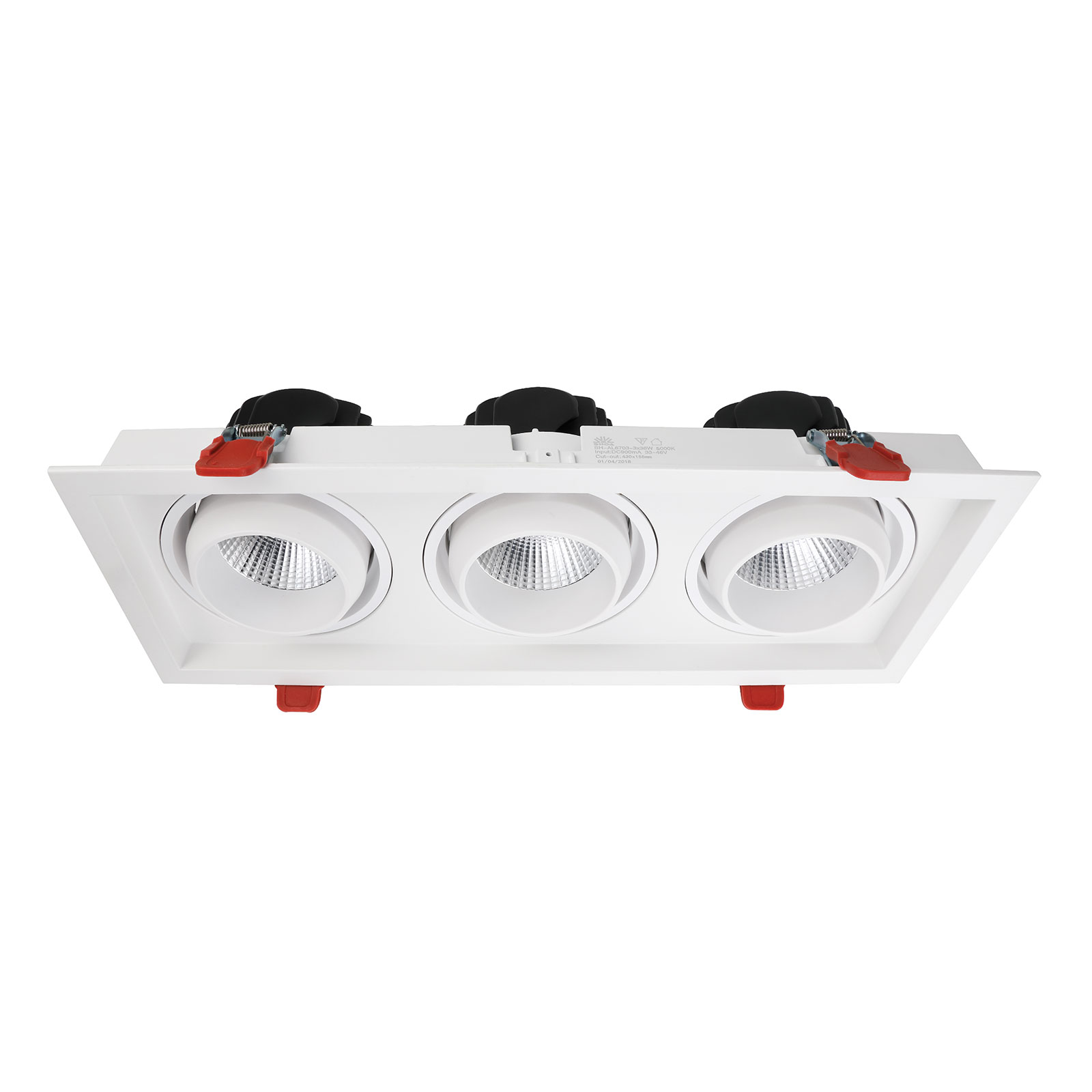 پنل سقفی گرد توکار سه تایی 108 وات شعاع مدل SH-6703 پنل سقفی گرد توکار سه تایی 108 وات شعاع مدل SH-6703 - Image 1