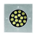 چراغ دفنی مربع 15 وات ای دی سی