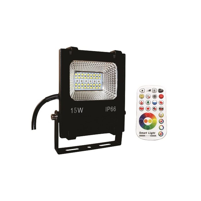 پروژکتور مولتی کالر 15 وات فاین الکتریک مدل FEC-1015 با ریموت - Image 1