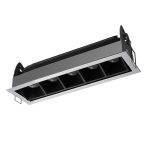 چراغ سقفی توکار خطی 15 وات NVC مدل NMTLED5205C | آرتا الکتریک