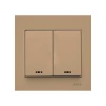 کلید دو پل آسیا الکتریک مدل اریک