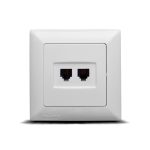 پریز تلفن دو منظوره خیام الکتریک مدل ماهان