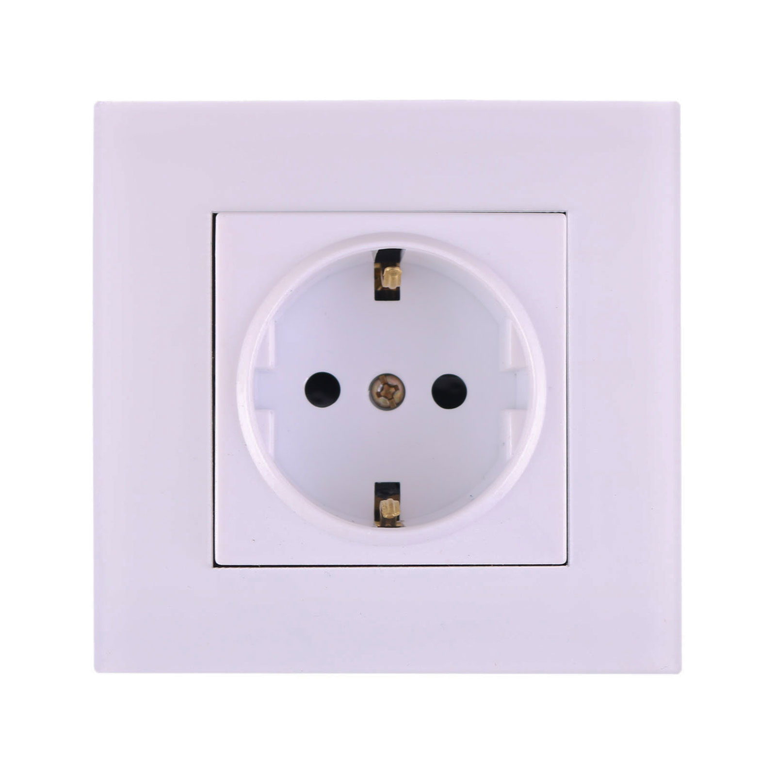 پریز ارت دار سرامیکی محافظ دار جهان الکتریک مدل کریستال پریز ارت دار سرامیکی محافظ دار جهان الکتریک مدل کریستال - Image 1