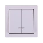 کلید دو پل روکار جهان الکتریک مدل کارن