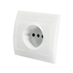 پریز توکار بدون ارت خیام الکتریک با هسته سرامیکی مدل آریانا