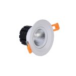 پنل سقفی گرد توکار 4 وات COB ستاره شمال مدل X370