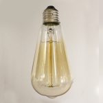 لامپ دکوراتیو ادیسون 40 وات مدل گلابی خطی