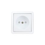 پریز بدون ارت روکار پارت الکتریک مدل شهاب 4043 با مغزی سرامیکی