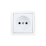 پریز بدون ارت روکار پارت الکتریک مدل شهاب 4044 با مغزی پلی کربنات