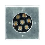 چراغ دفنی مربع 7 وات ای دی سی