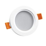 چراغ سقفی گرد توکار 7 وات LED مدل آرامیس پارس شعاع توس برش 7