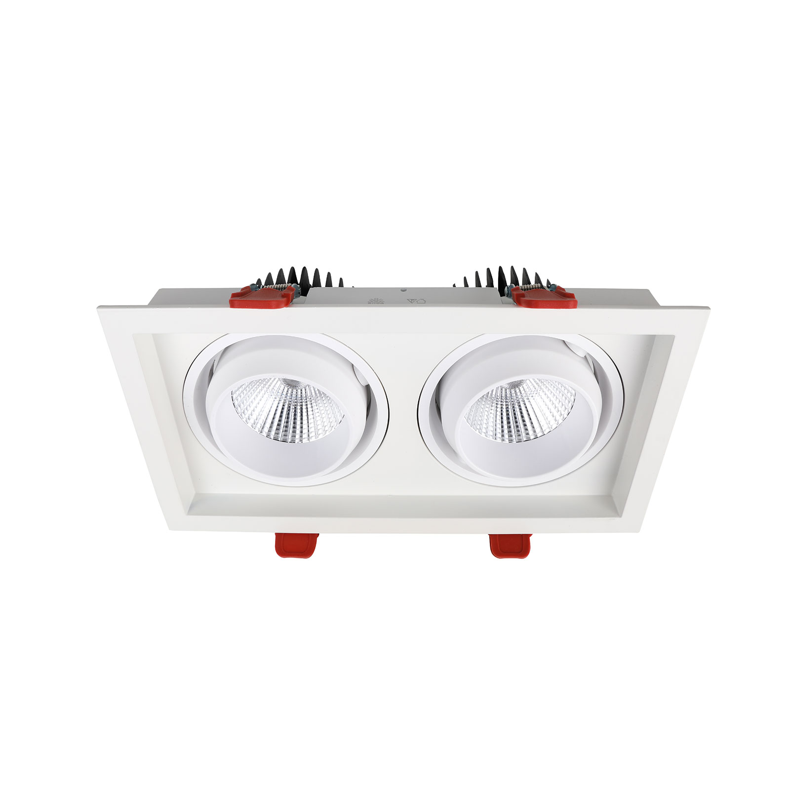 پنل سقفی گرد توکار دوتایی 72 وات شعاع مدل SH-6702 پنل سقفی گرد توکار دوتایی 72 وات شعاع مدل SH-6702 - Image 1