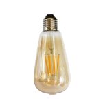 لامپ دکوراتیو 8 وات فیلامنتی گلابی