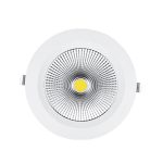 چراغ سقفی توکار 80 وات پارس شعاع توس مدل هارمونیک برش 20 سانت