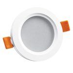 چراغ سقفی گرد توکار 9 وات LED مدل آرامیس پارس شعاع توس برش 8