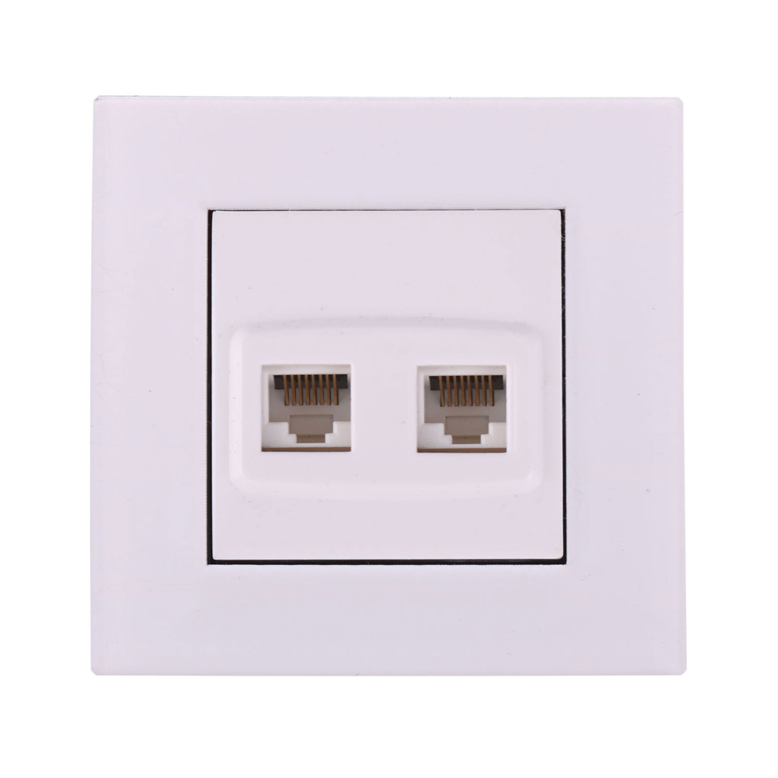 سوکت شبکه cat3+cat3 جهان الکتریک مدل کریستال سوکت شبکه cat3+cat3 جهان الکتریک مدل کریستال - Image 1