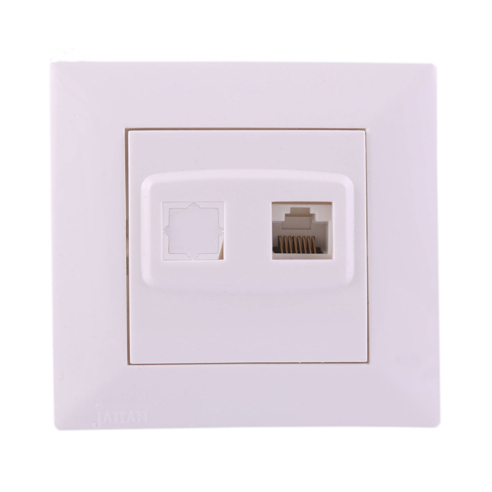 سوکت شبکه cat3+cat6 جهان الکتریک مدل آیسان سوکت شبکه cat3+cat6 جهان الکتریک مدل آیسان - Image 1