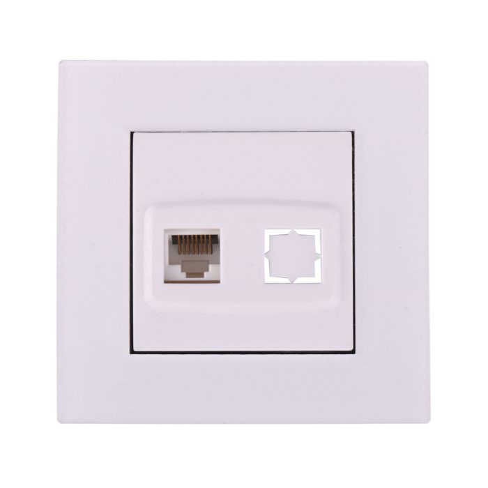 سوکت شبکه cat6 جهان الکتریک مدل کریستال - Image 1