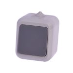 کلید تک پل روکار بارانی IP44 دلند مدل نسترن