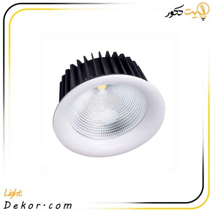 چراغ-سقفی-40-وات-توکار-گرد-مدل-منحنی-ای-دی-سی