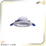 چراغ-سقفی-8-وات-توکار-گرد-هتسینک-دار-پرتور