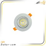 چراغ-سقفی-8-وات-لنز-دار-برند-مودی