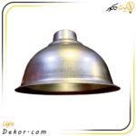 چراغ-آویز-کاسه-ای-کارگاهی-کد-250-آلومینیوم-رنگ-نقره-ای