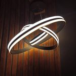 لوستر مدرن گرد ٣ حالته