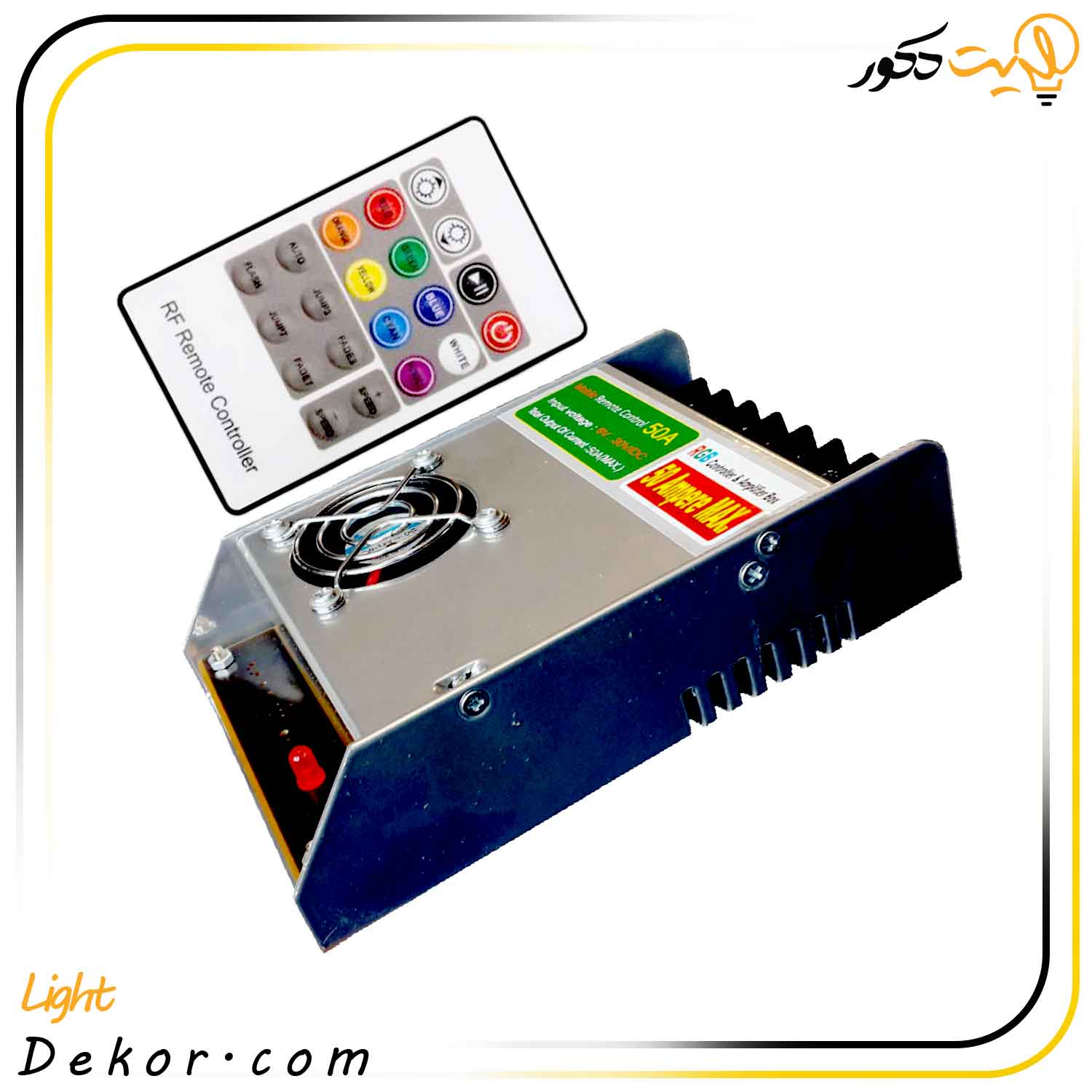 ریموت کنترلر RGB برای وای فای موبایل 50 آمپر ایمکس ریموت کنترلر RGB برای وای فای موبایل 50 آمپر ایمکس