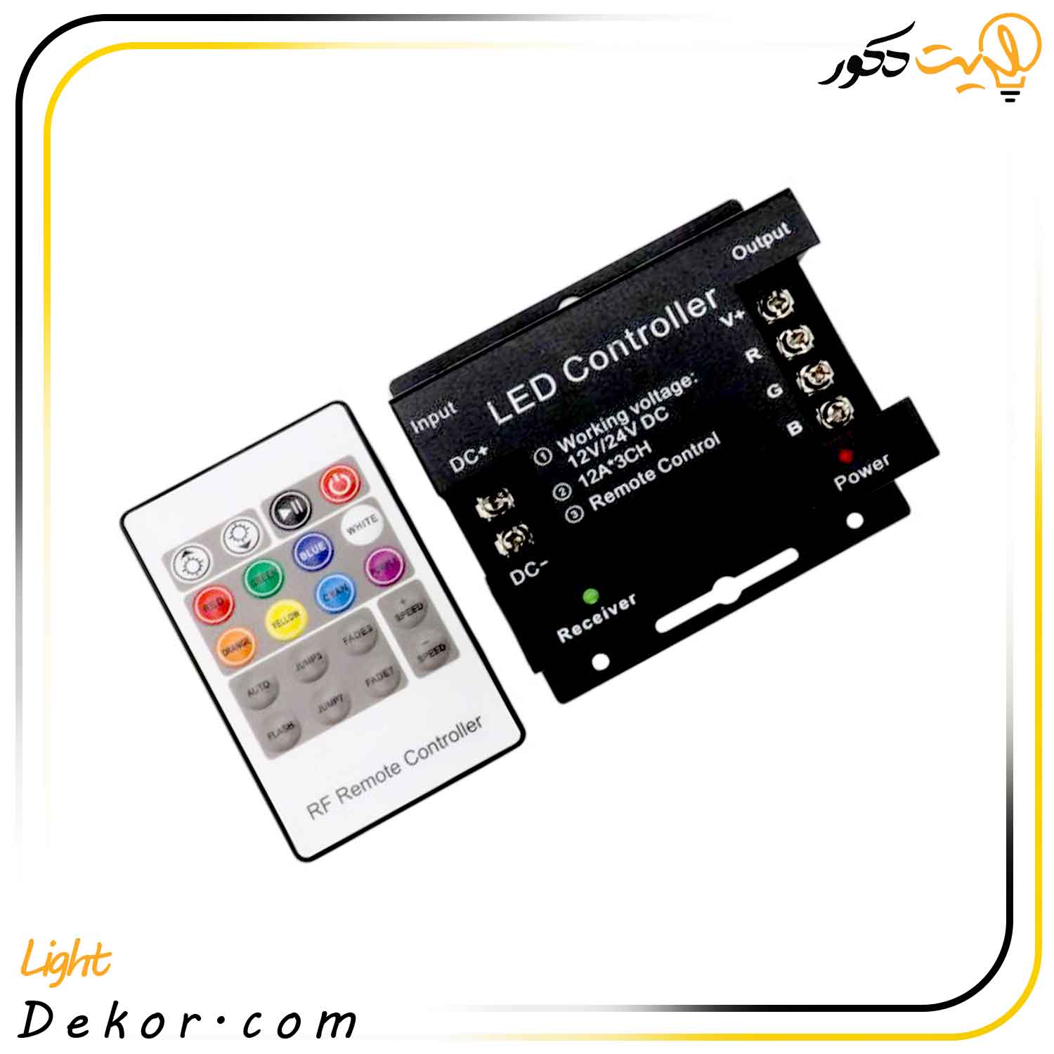 کنترلر-RGB-رنگی-وایرلس-بی-سیم-36-آمپر-وارداتی کنترلر-RGB-رنگی-وایرلس-بی-سیم-36-آمپر-وارداتی