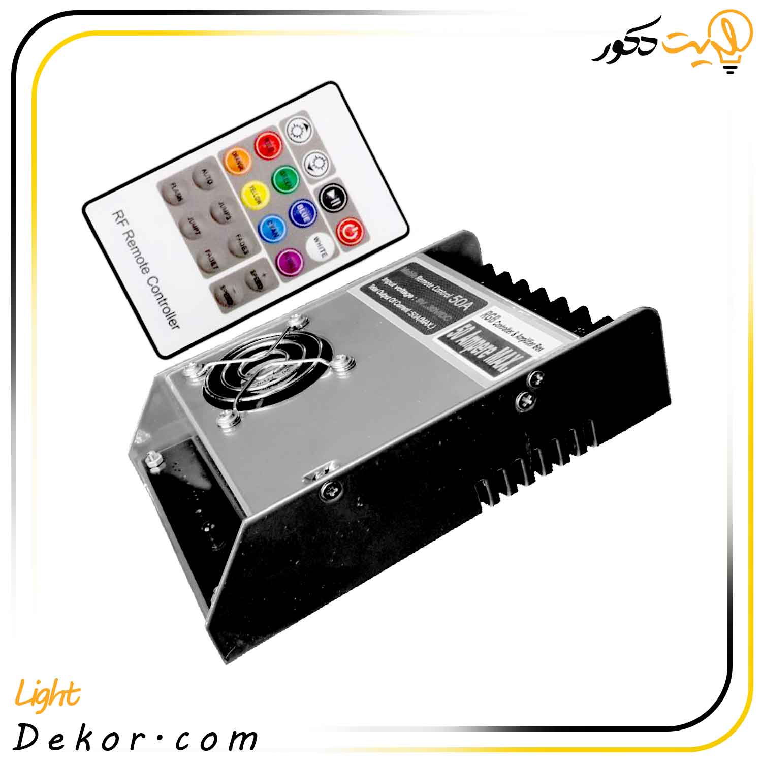 کنترلر-RGB-رنگی-وایرلس-بی-سیم-50-آمپر کنترلر-RGB-رنگی-وایرلس-بی-سیم-50-آمپر