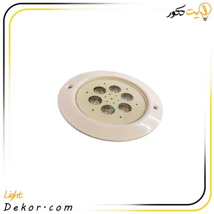 چراغ-استخری-توکار-6وات-تک-رنگ-مدل-6re-رند-ایمکس-18rergb
