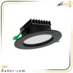 چراغ-سقفی-9وات-سولاریس-بدنه-مشکی-پارس-شعاع