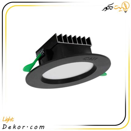 چراغ-سقفی-9وات-سولاریس-بدنه-مشکی-پارس-شعاع