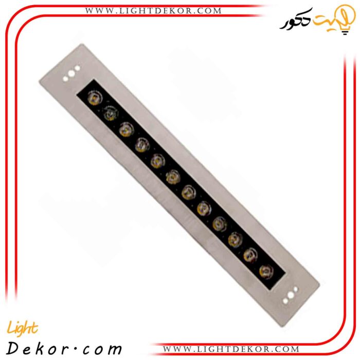 پروژکتور-توکار-استخری-مستطیل-استیل-تک-رنگ-12-وات-آرتاب-مدل-LPS-12T