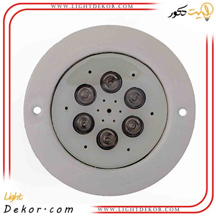 چراغ-استخری-توکار-6-وات-تک-رنگ-مدل-برکه
