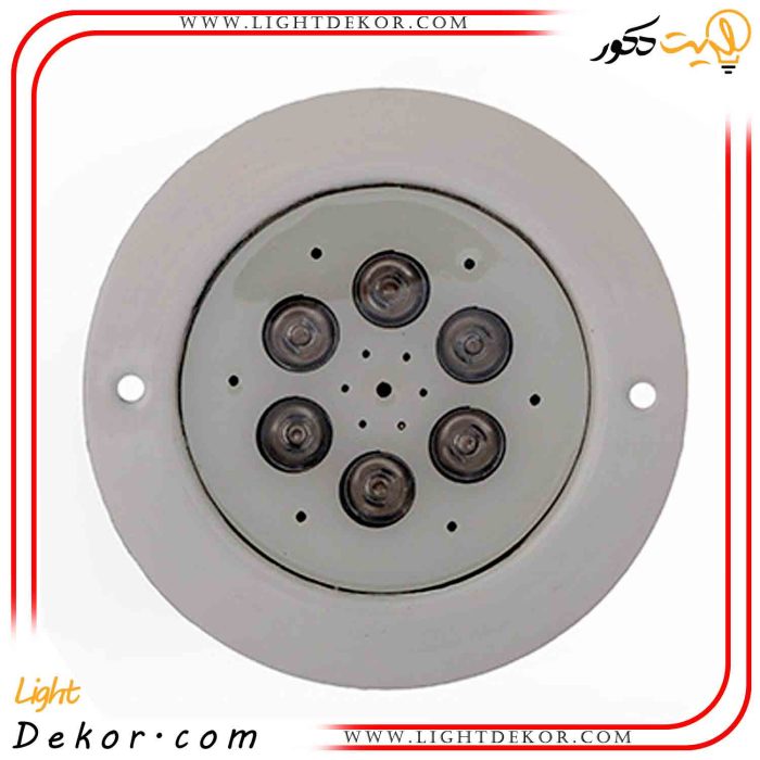 چراغ-استخری-توکار-6-وات-تک-رنگ-مدل-برکه