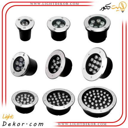 چراغ-استخری-ضدآب-IP68-مخصوص-نورپرازی-پارک-ها