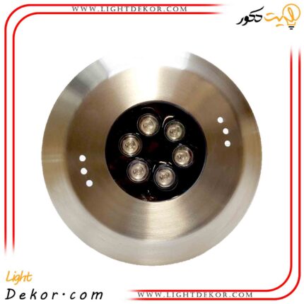 چراغ-استخری-فلت-روکار-استیل-ضخیم-ضد-اسید-12-وات-کد-12SR