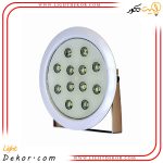 چراغ-توکار-استخری-تک-رنگ-12-وات-تهران-کیت-مدل-12RE