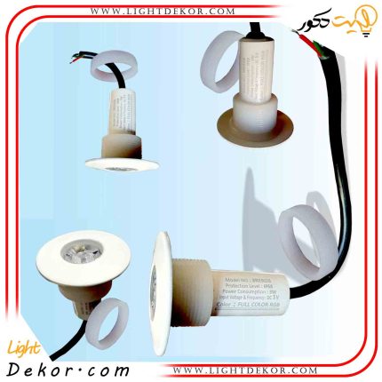 چراغ-توکار-استخری-تک-رنگ-2-وات-وان-پیچی-آرتاب-مدل-LP-2B-2